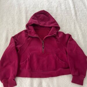 lululemon Scuba Oversized Half Zip Hoodie Sweatshirt